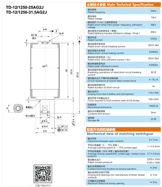 TD-12/1250-(25、31.5)AG2J固封极柱用灭