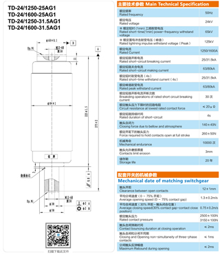 TD-24/(1250、1600)-(25、31.5)AG1